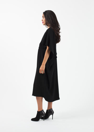 Elastic Waist Dress - lastgrey
