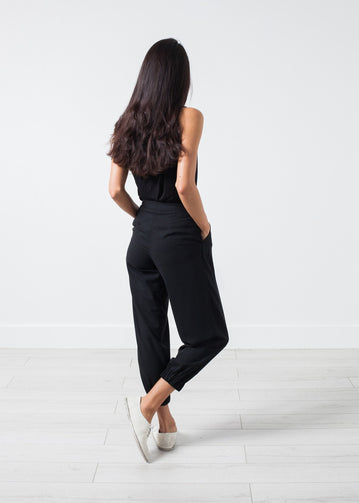 Fancy Wool Pant in Black - lastgrey